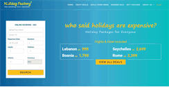 Desktop Screenshot of holiday-factory.com